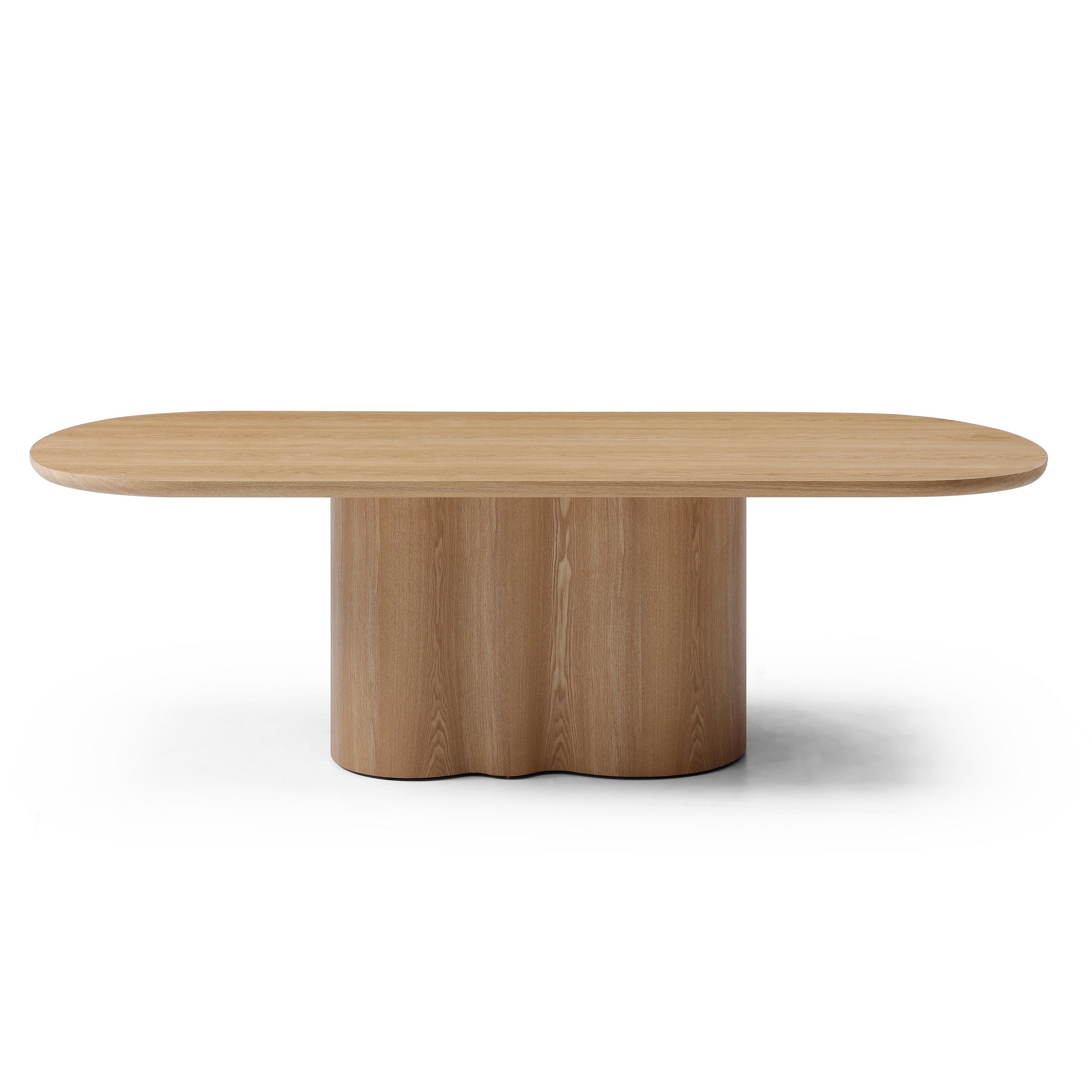 Timo 2.39m Oval Dining Table - Ash Natural Dining Table Rilux-Core