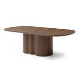 Timo 2.39m Oval Dining Table - Walnut Dining Table Rilux-Core