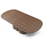 Timo 2.39m Oval Dining Table - Walnut Dining Table Rilux-Core