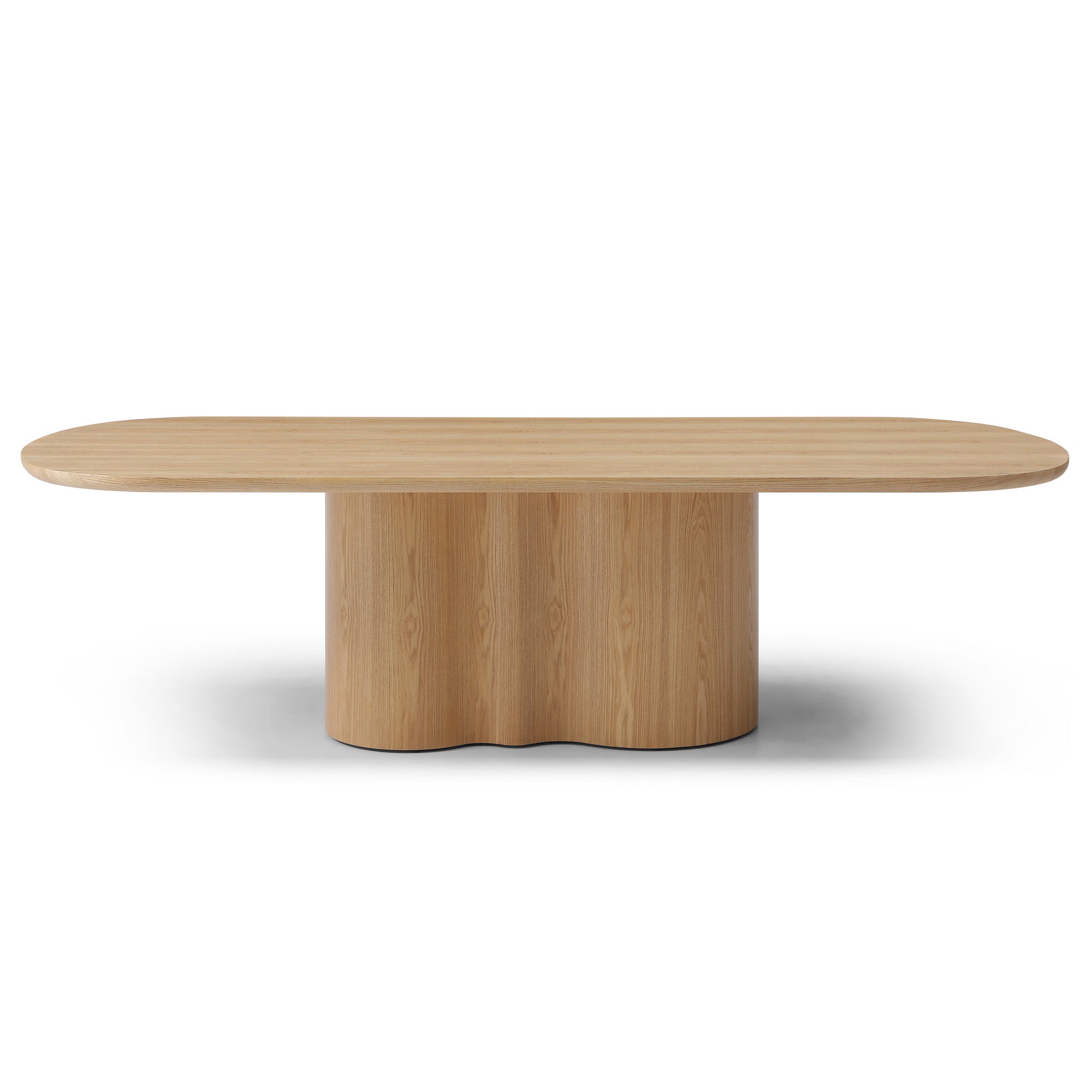 Valcen 2.69m Oval Dining Table - Ash Natural Dining Table Rilux-Core