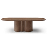 Timo 2.69m Oval Dining Table - Walnut Dining Table Rilux-Core