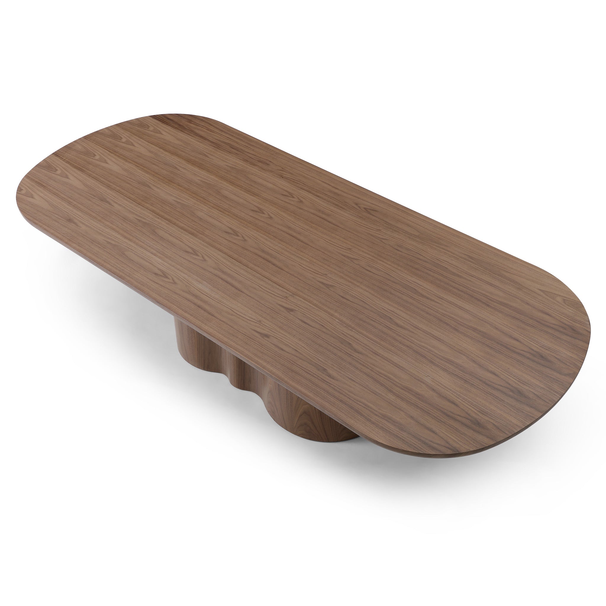 Timo 2.69m Oval Dining Table - Walnut Dining Table Rilux-Core