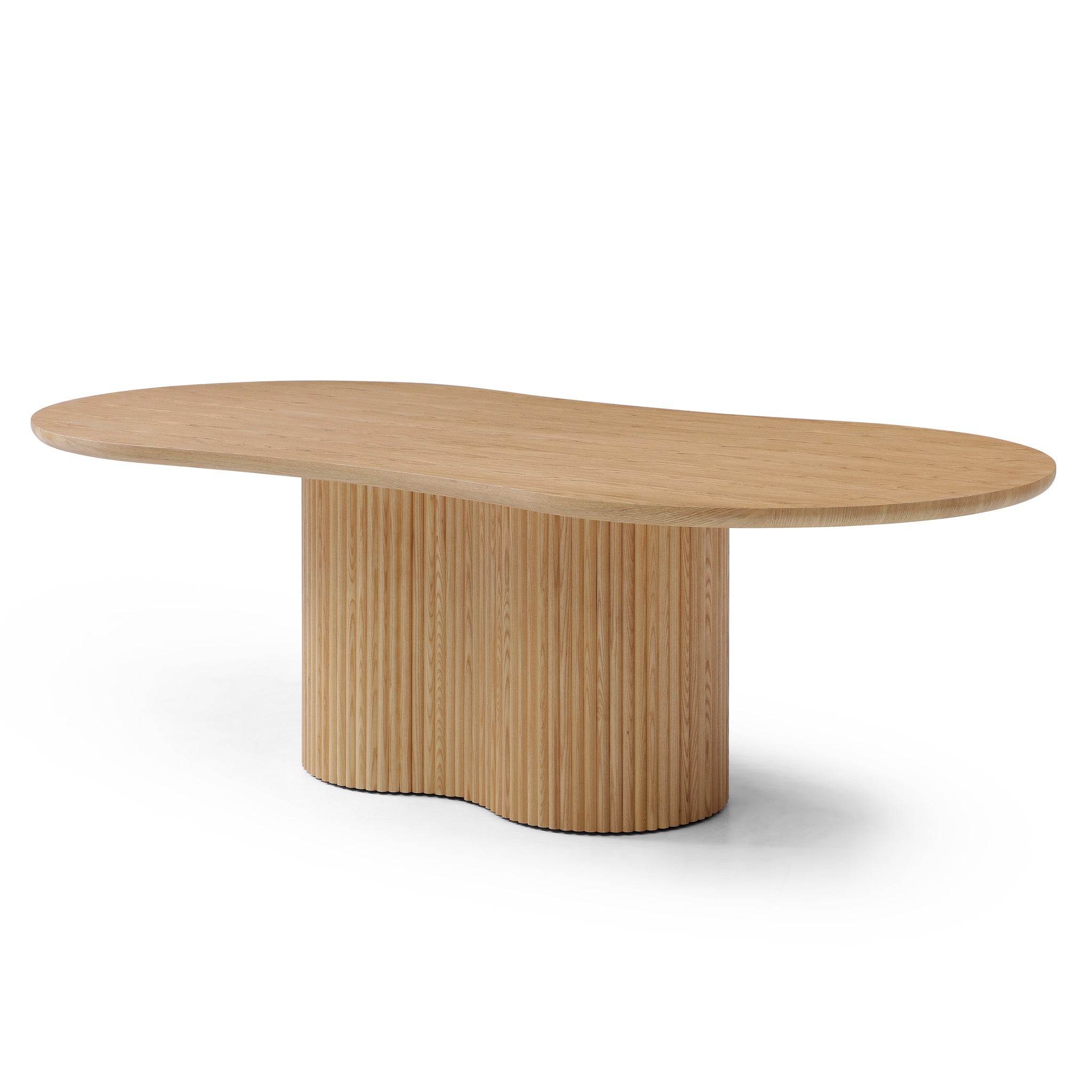 Orsino 2.39m Freeform Dining Table - Ash Natural Dining Table Rilux-Core