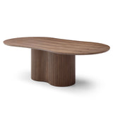 Kasper 2.39m Freeform Dining Table - Walnut Dining Table Rilux-Core