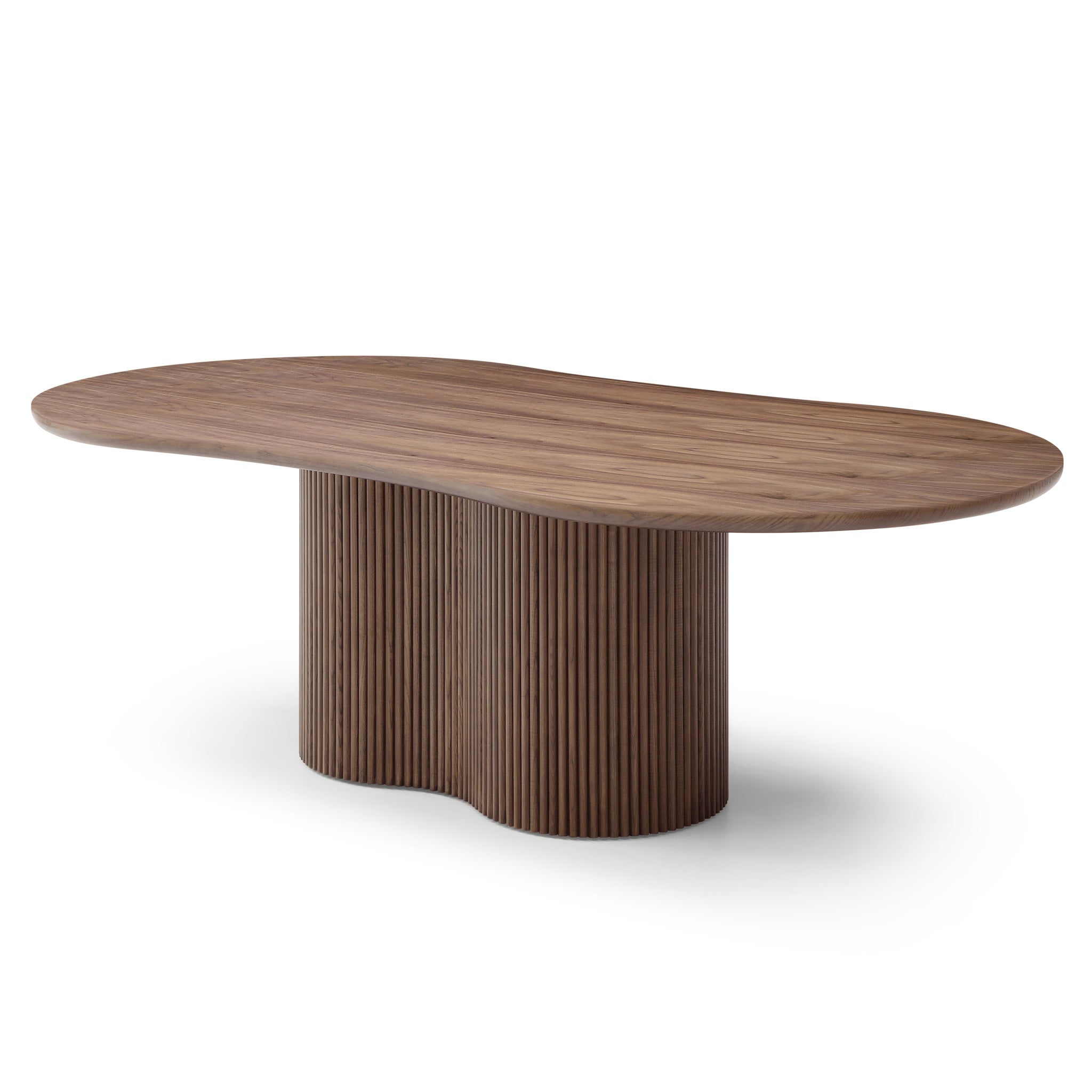 Orsino 2.39m Freeform Dining Table - Walnut Dining Table Rilux-Core