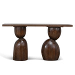 Morani 1.6m Elm Console Table - Walnut Console Table Nicki-Core