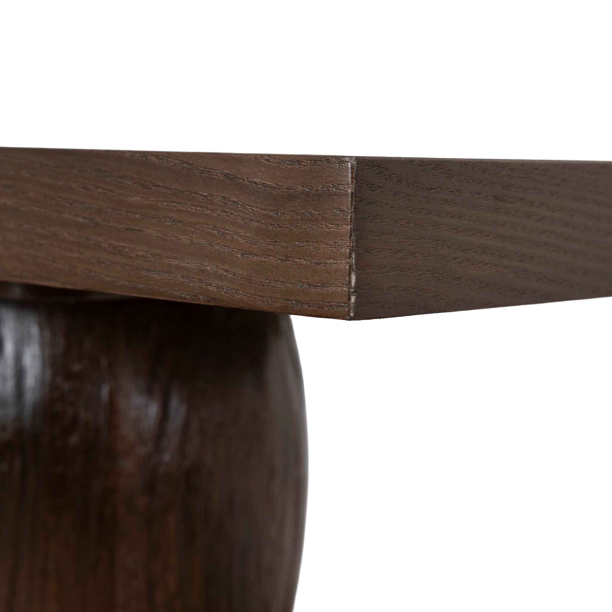 Morani 1.6m Elm Console Table - Walnut Console Table Nicki-Core
