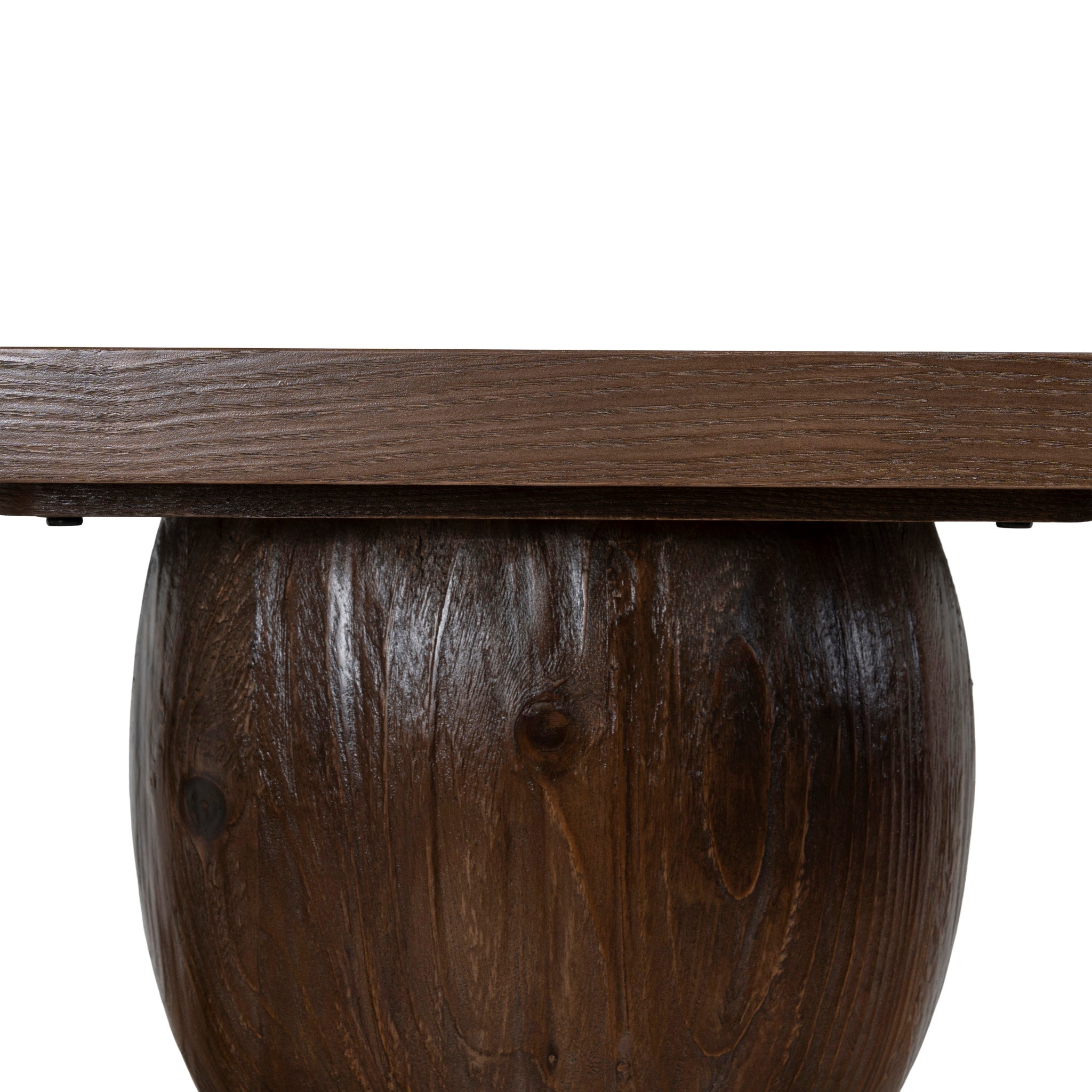 Morani 1.6m Elm Console Table - Walnut Console Table Nicki-Core