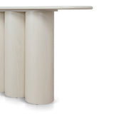 Harlow 1.7m Console Table - Ivory Oat Console Table Dwood-Core