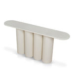 Harlow 1.7m Console Table - Ivory Oat Console Table Dwood-Core