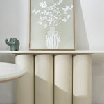 Harlow 1.7m Console Table - Ivory Oat Console Table Dwood-Core