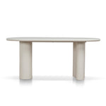 Marino 1.8m Oval Dining Table - Ivory Oat Dining Table Dwood-Core