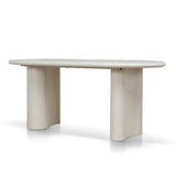 Marino 1.8m Oval Dining Table - Ivory Oat Dining Table Dwood-Core