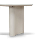 Marino 1.8m Oval Dining Table - Ivory Oat Dining Table Dwood-Core