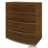 Tristan 4 Drawer Chest of Drawers - Walnut Dresser Unit VN-Core