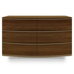 Tristan 6 Drawer Chest of Drawers - Walnut Dresser Unit VN-Core
