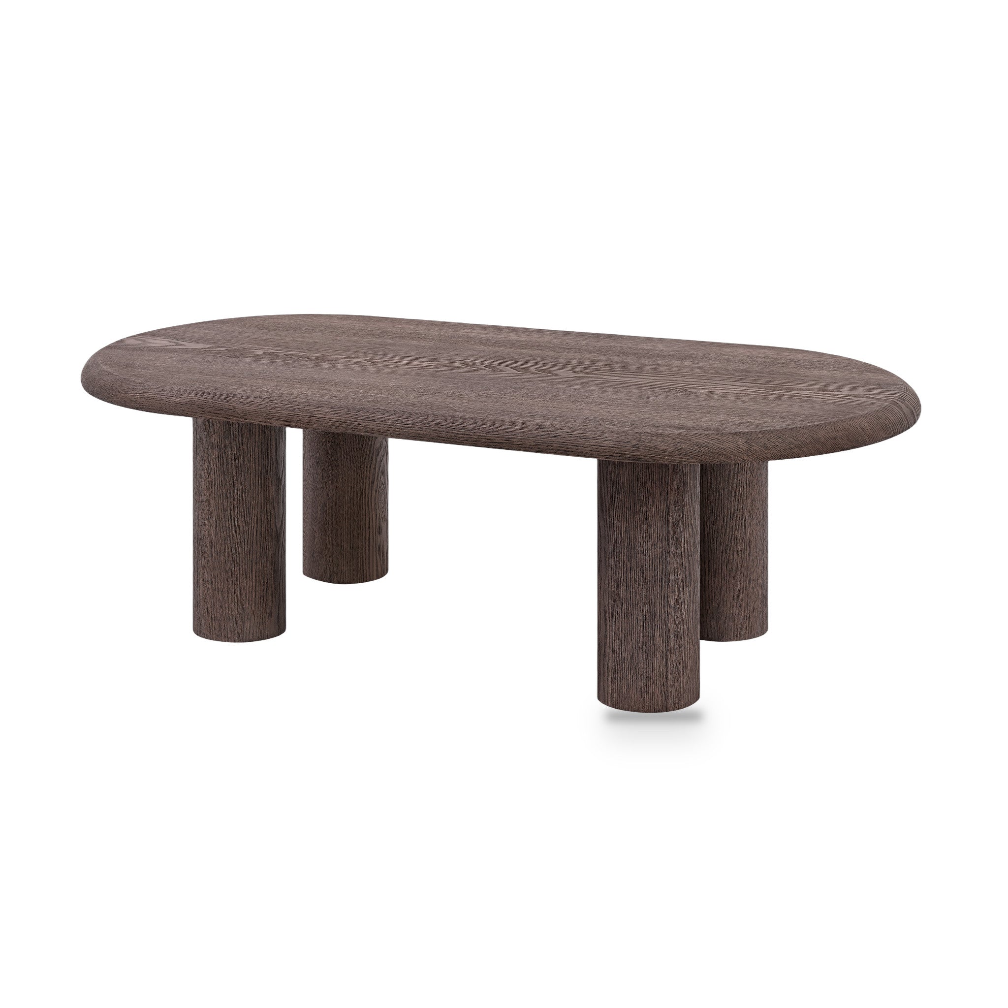 Haaland 2.1m Dining Table - Dark Brown Dining Table Fodex-Core