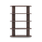 Haaland 1.7m High Bookshelf - Dark Brown Bookshelf Fodex-Core