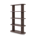 Haaland 1.7m High Bookshelf - Dark Brown Bookshelf Fodex-Core