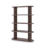 Haaland 1.7m High Bookshelf - Dark Brown Bookshelf Fodex-Core