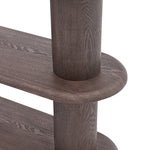Haaland 1.7m High Bookshelf - Dark Brown Bookshelf Fodex-Core