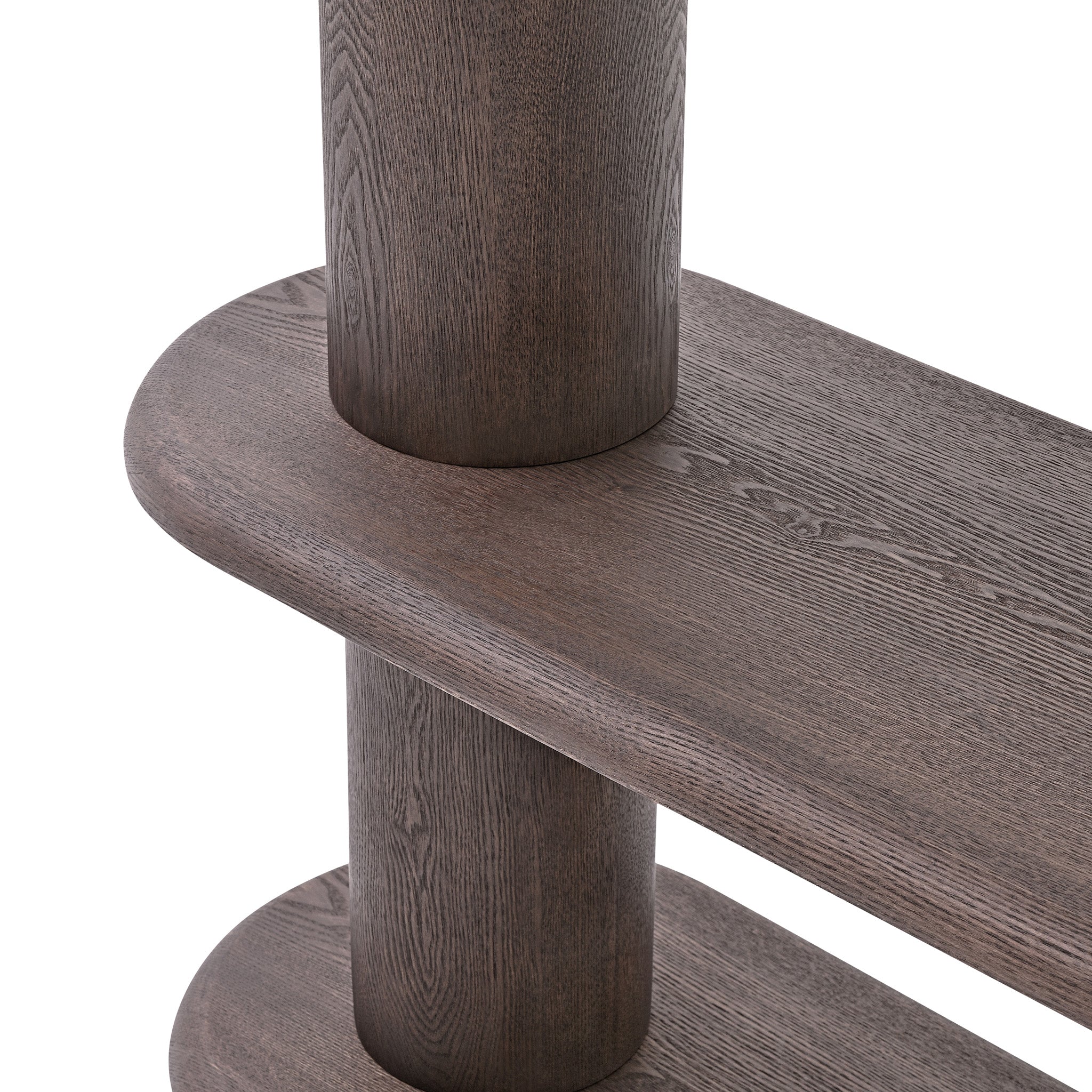 Haaland 1.7m High Bookshelf - Dark Brown Bookshelf Fodex-Core