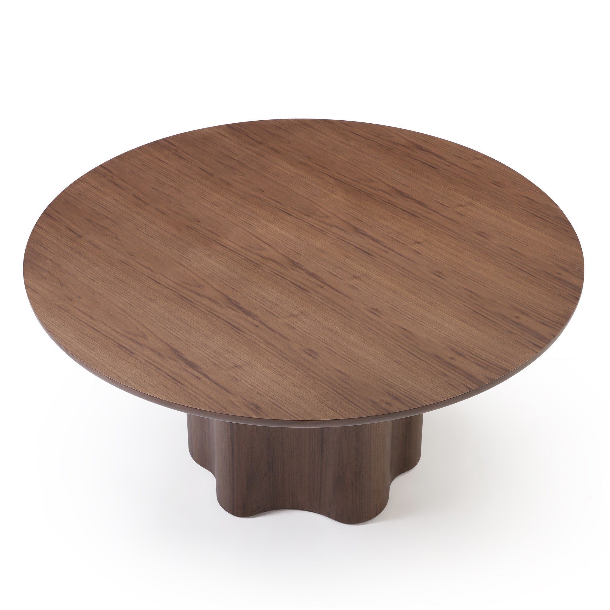 Timo 1.2m Round Dining Table - Ash Walnut Dining Table Rilux-Core