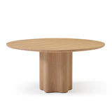 Timo 1.6m Round Dining Table - Ash Natural Dining Table Rilux-Core