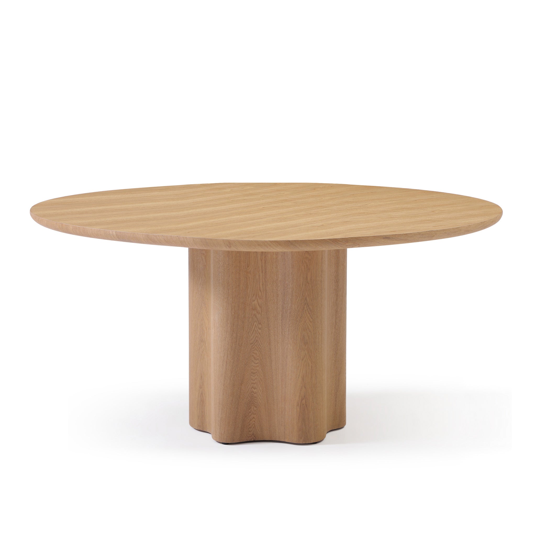 Timo 1.6m Round Dining Table - Ash Natural Dining Table Rilux-Core