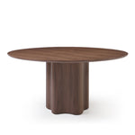 Timo 1.6m Round Dining Table - Ash Walnut Dining Table Rilux-Core