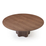 Timo 1.6m Round Dining Table - Ash Walnut Dining Table Rilux-Core