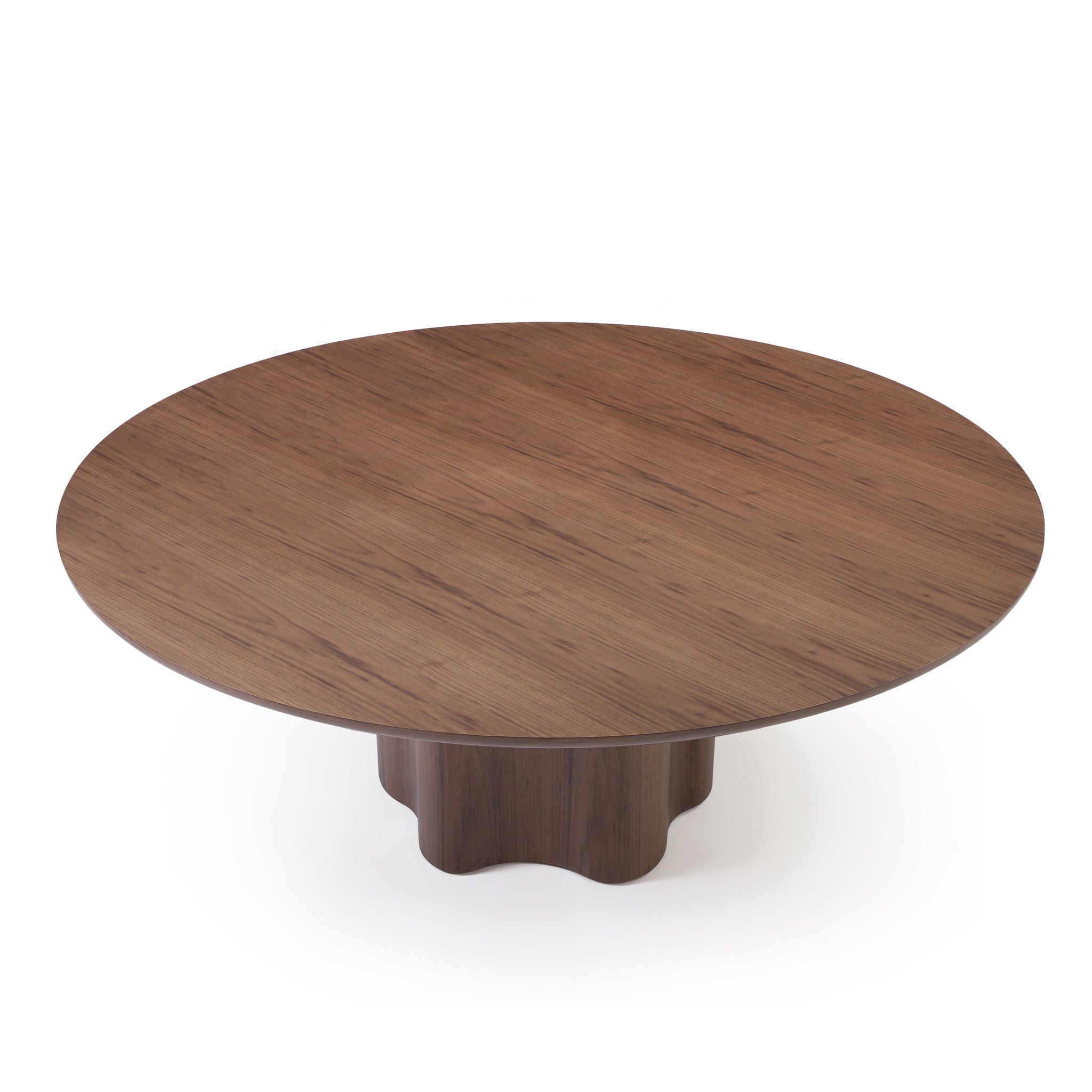 Timo 1.6m Round Dining Table - Ash Walnut Dining Table Rilux-Core