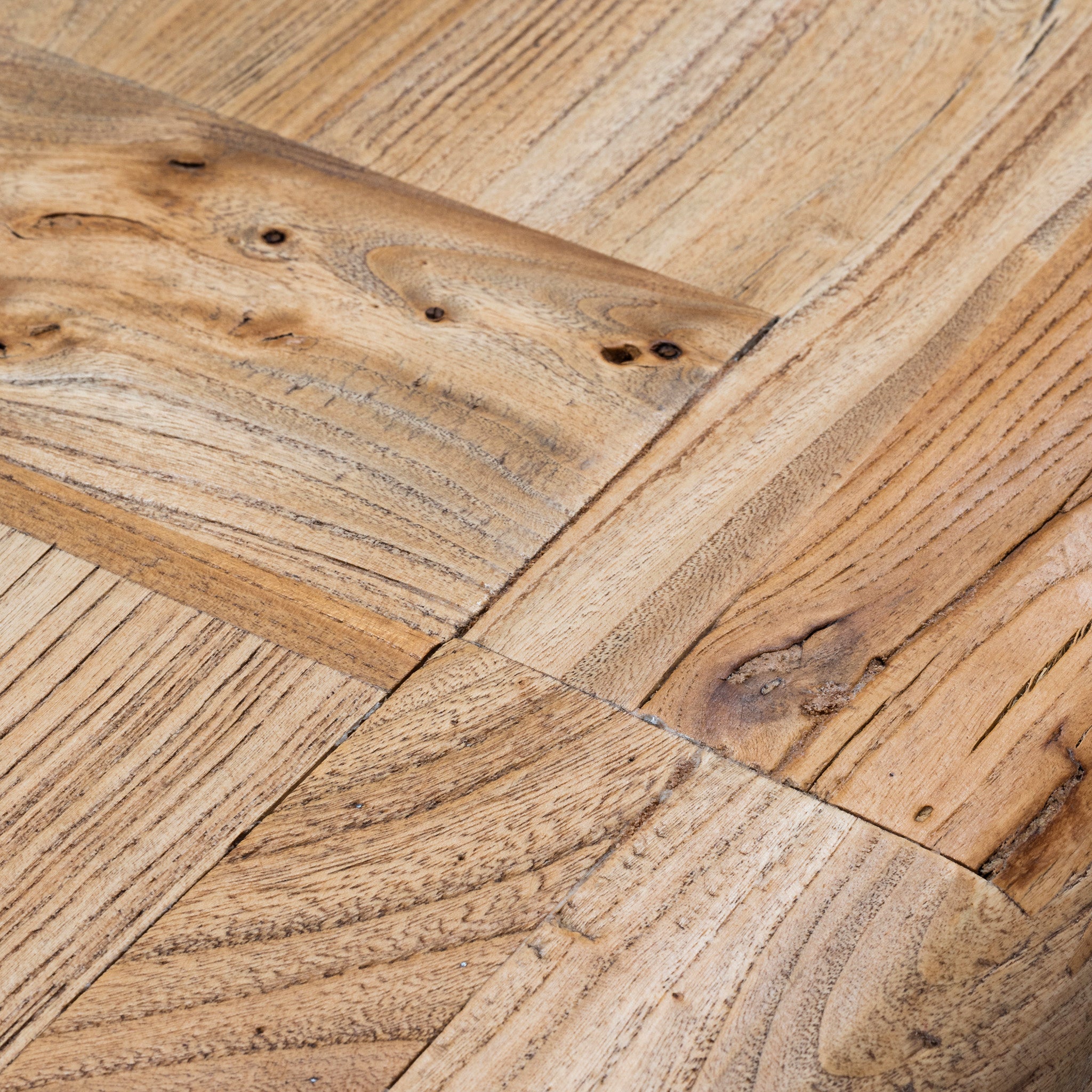 Titan Reclaimed 2.4m ELM Wood Dining Table - Rustic Natural Dining Table Reclaimed-Core