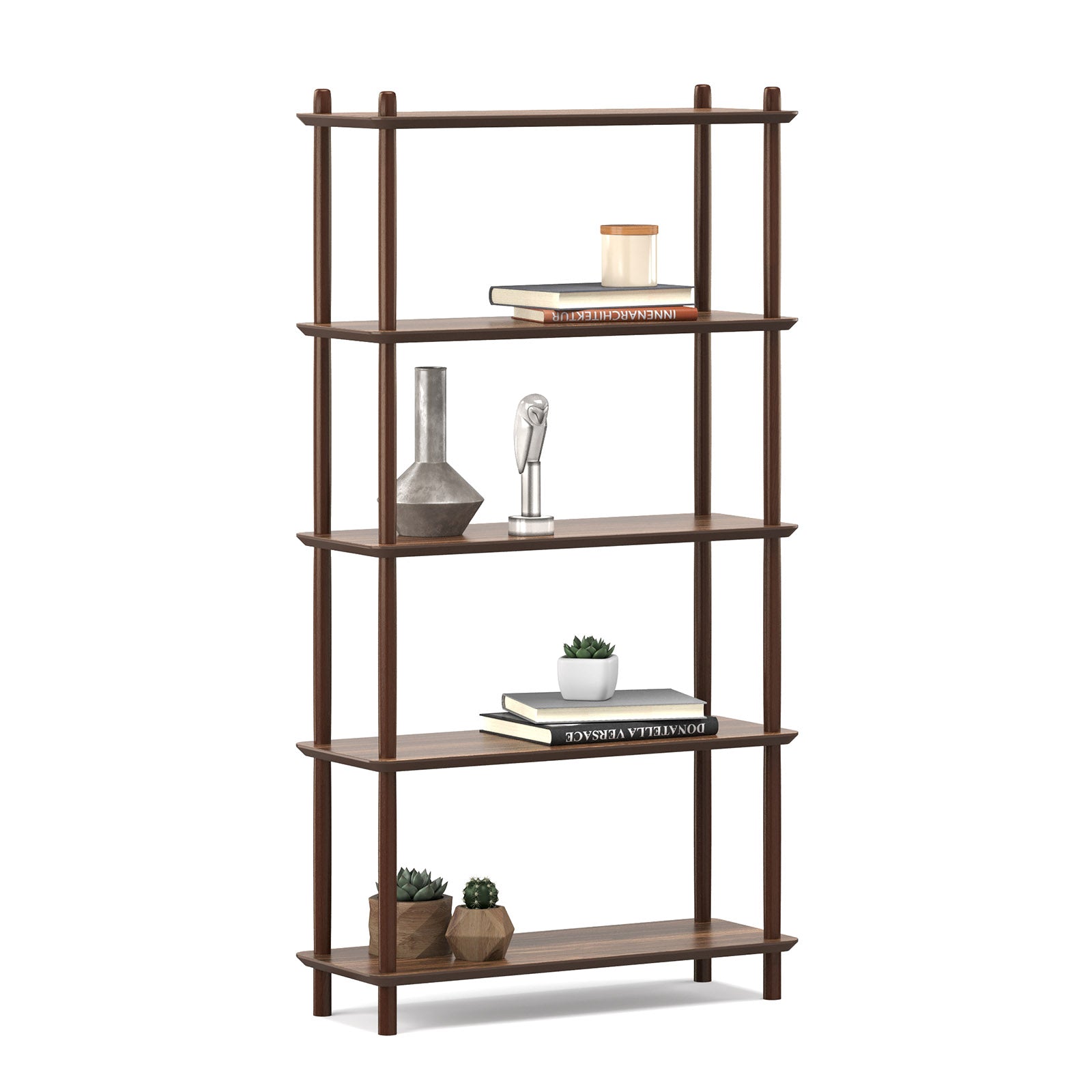 Veyra 30cm Bookshelf - Light Walnut Bookshelf Eastern-Local