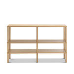Lenvik 40cm Shelving Unit - Natural Oak Bookcase Eastern-Local