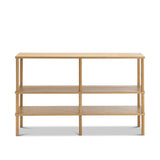 Lenvik 40cm Shelving Unit - Natural Oak Bookcase Eastern-Local
