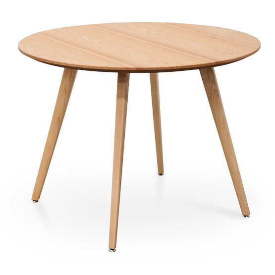 Halo 100cm Round Wooden Dining Table - Natural