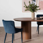 Marty 2.5m Wooden Dining Table - Walnut Dining Table Century-Core