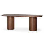Marty 2.5m Wooden Dining Table - Walnut Dining Table Century-Core