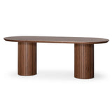 Marty 2.5m Wooden Dining Table - Walnut Dining Table Century-Core