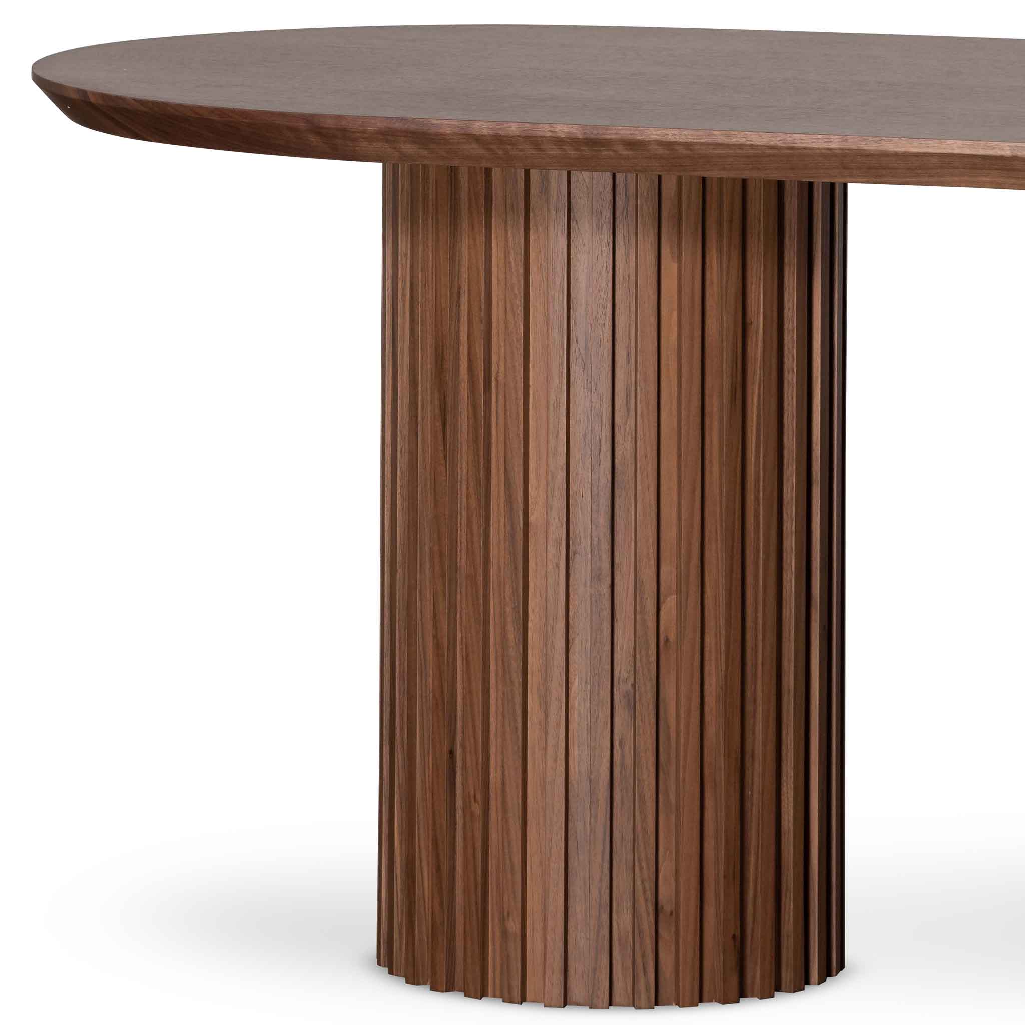 Marty 2.5m Wooden Dining Table - Walnut Dining Table Century-Core