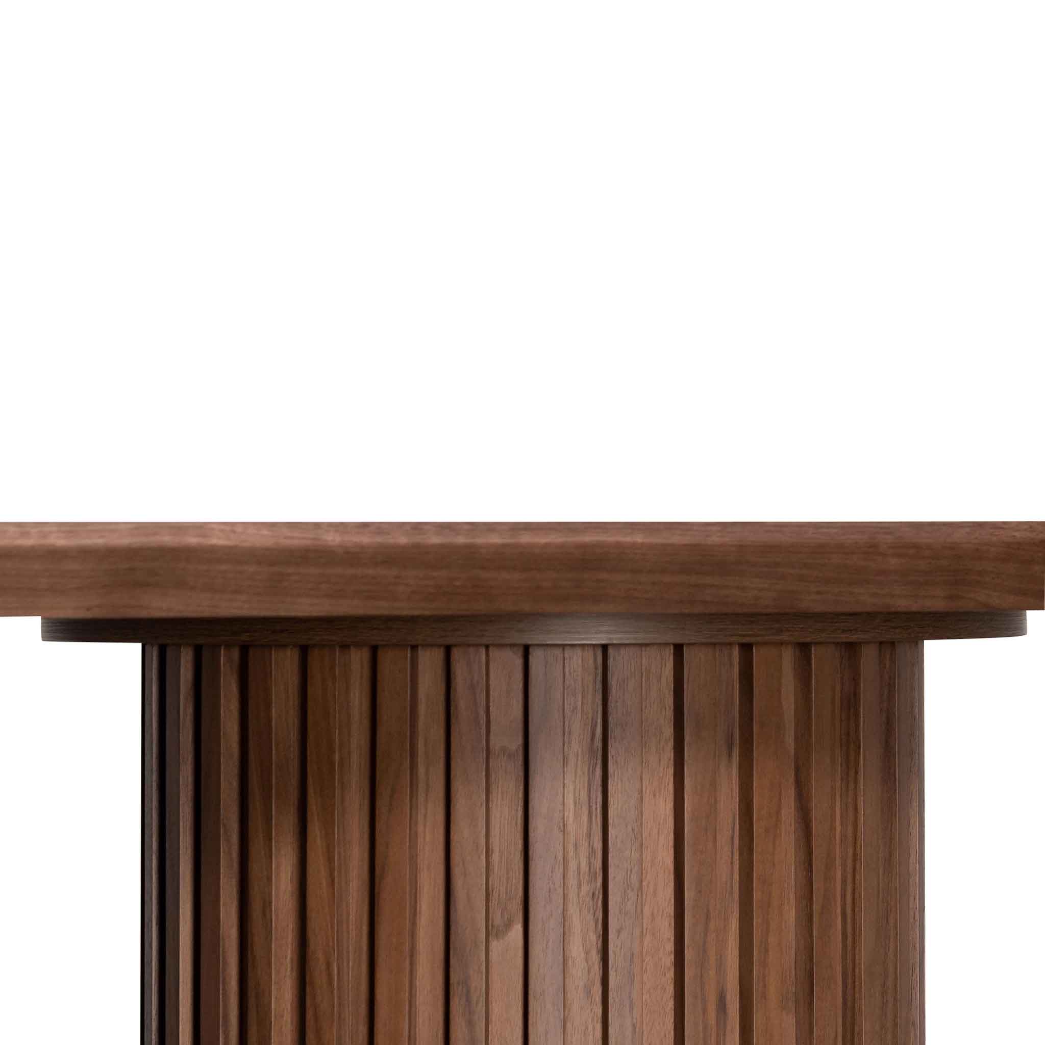 Marty 2.5m Wooden Dining Table - Walnut Dining Table Century-Core