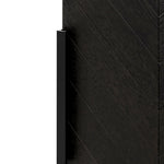 Ex Display - Miriam 2m Oak Buffet Unit - Textured Espresso Black Buffet & Sideboard Valerie-Core