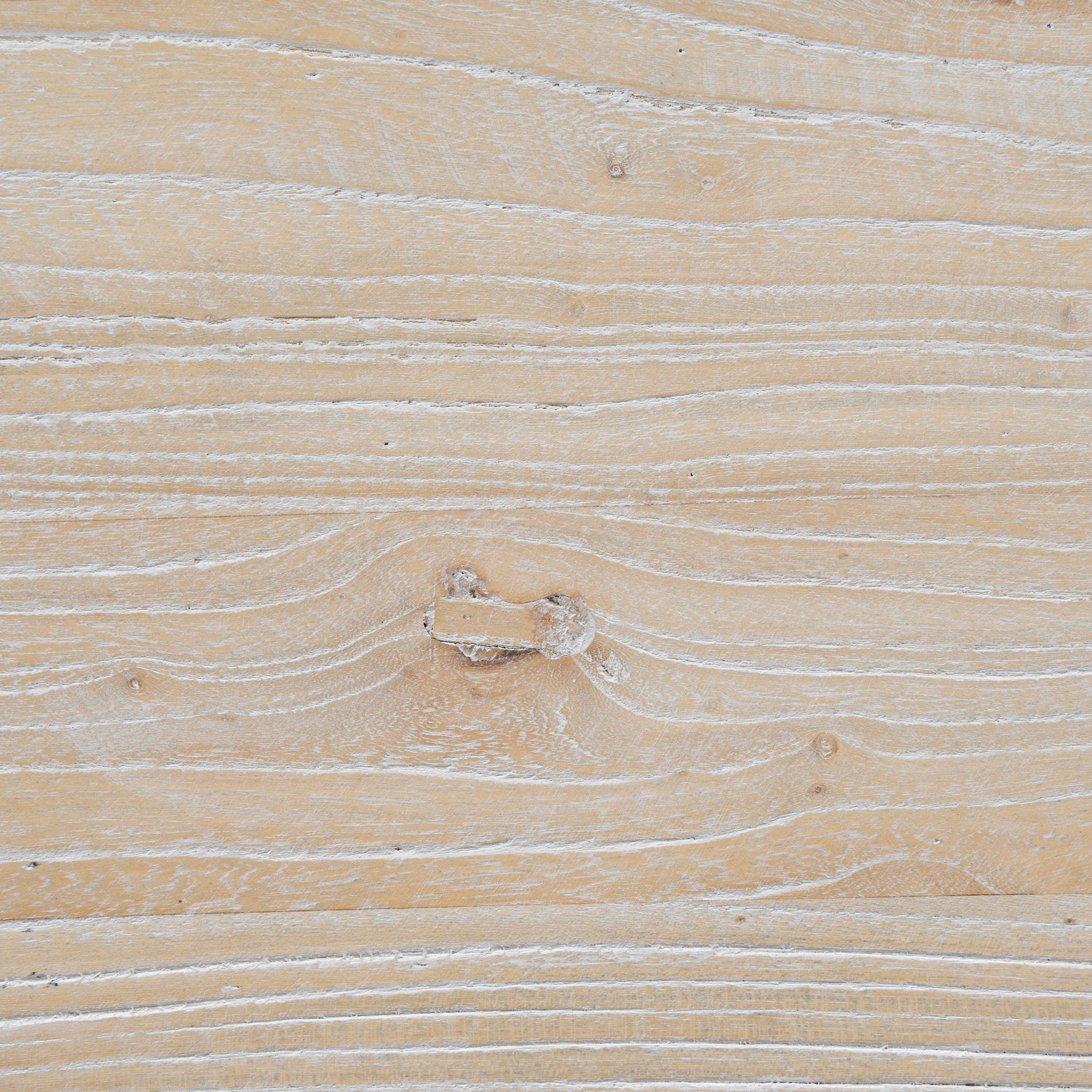 Titan Reclaimed 1.98m ELM Wood Dining Table - Rustic White Washed Dining Table Reclaimed-Core