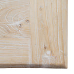 Titan Reclaimed 1.98m ELM Wood Dining Table - Rustic White Washed Dining Table Reclaimed-Core