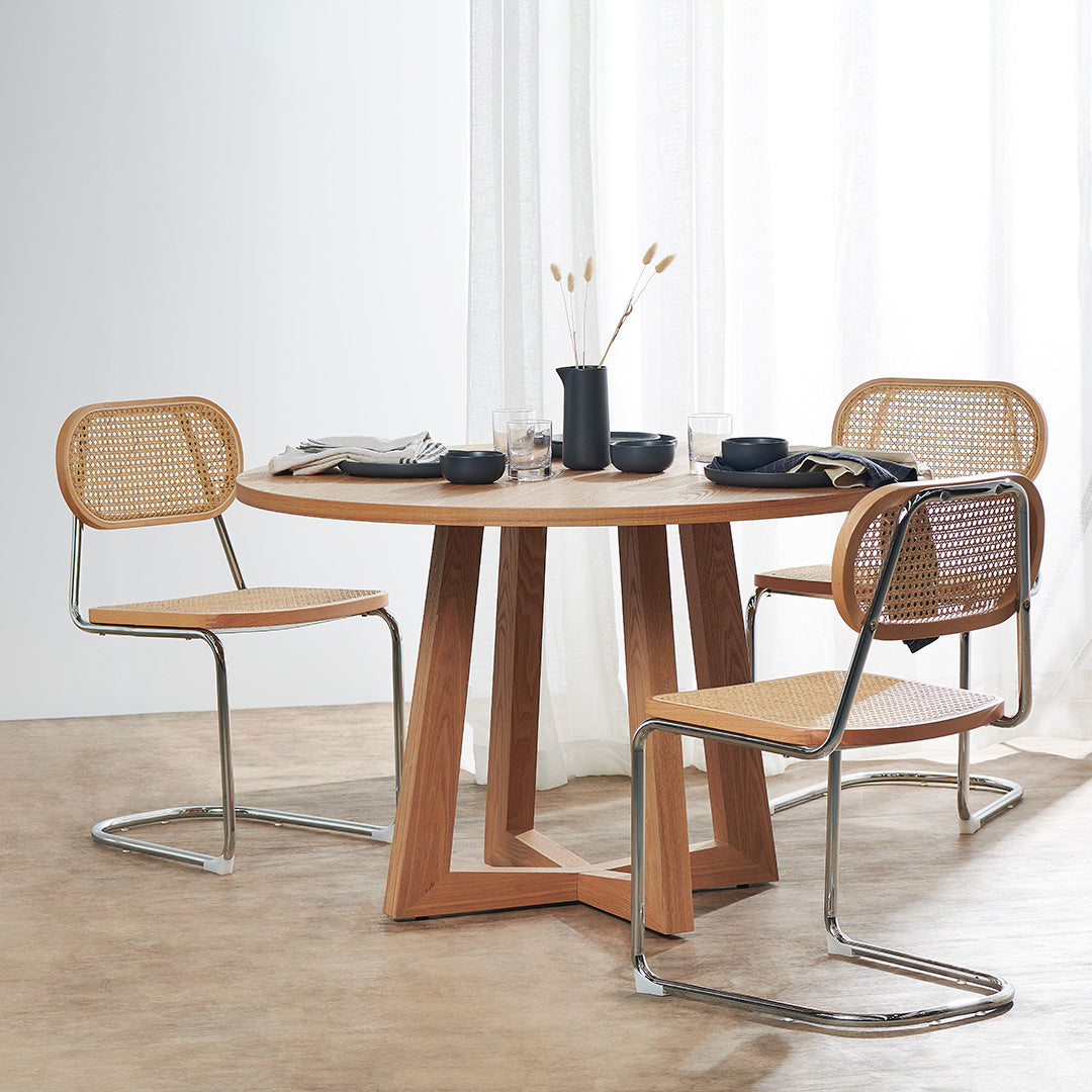 Ex Display - Elena Dining Chair - Natural Rattan Dining Chair Swady-Core