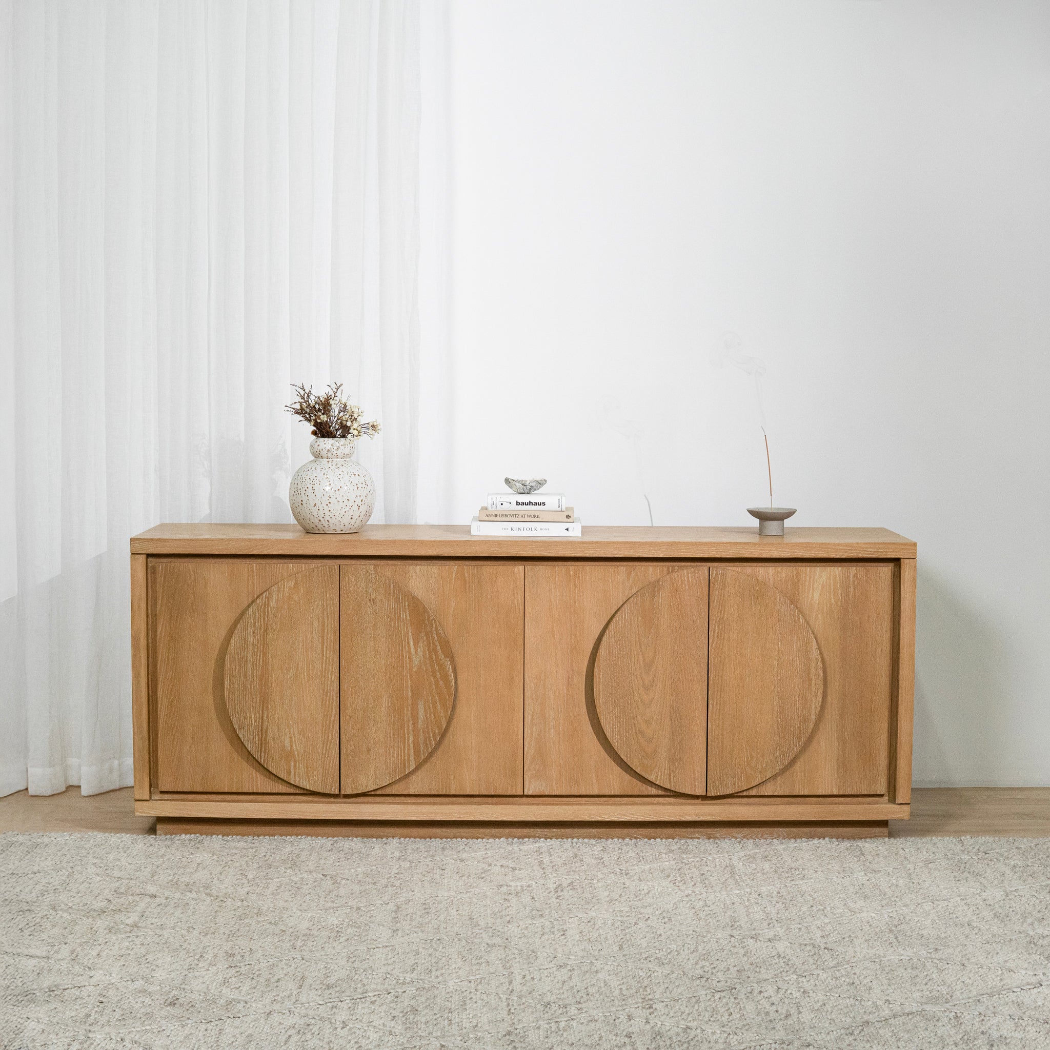 Bonnie 2m Buffet Unit - Dusty Oak Buffet & Sideboard Valerie-Core