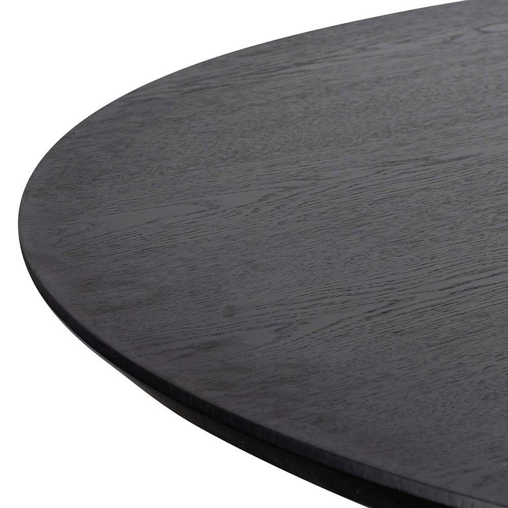 Ex Display - Marty 1.5m Wooden Round Dining Table - Black Dining Table Century-Core
