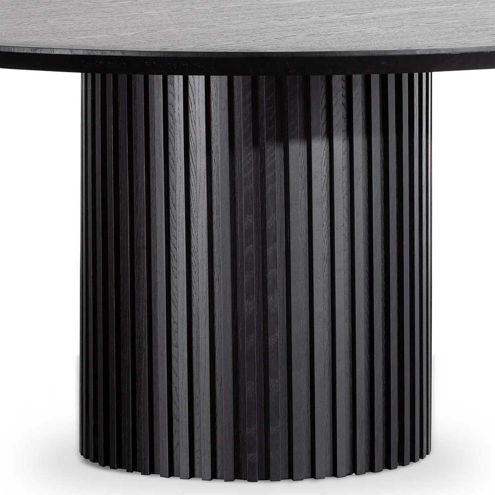 Ex Display - Marty 1.5m Wooden Round Dining Table - Black Dining Table Century-Core