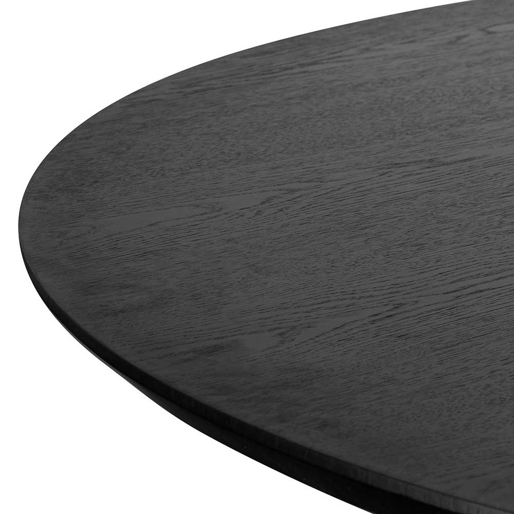 Ex Display - Marty 1.5m Wooden Round Dining Table - Black Dining Table Century-Core